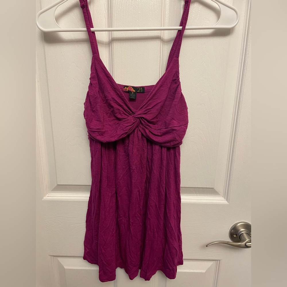 Forever 21 Magenta Fuschia Spaghetti Strap Dress